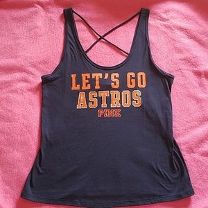 PINK Victoria's Secret Houston Astros Tank M
